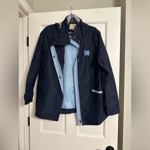 Notre Dame Women’s rain jacket with hood